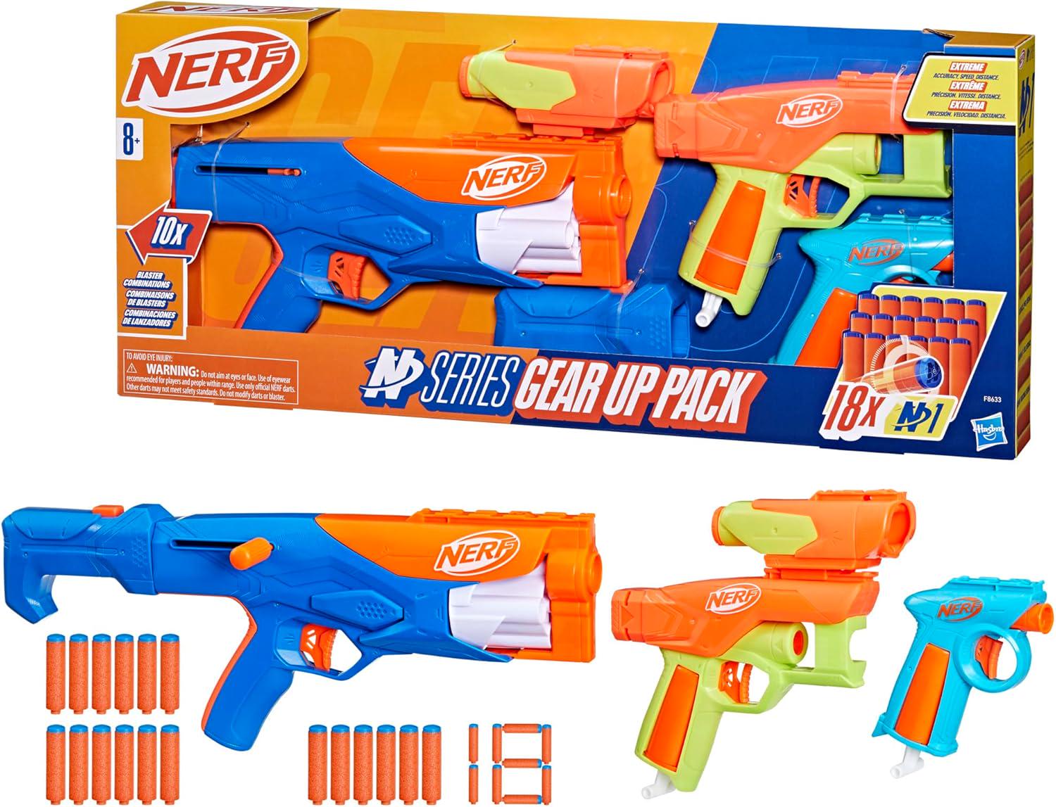 Набір бластерів іграшкових Hasbro Nerf N Series Gear Up Pack! (F8633)