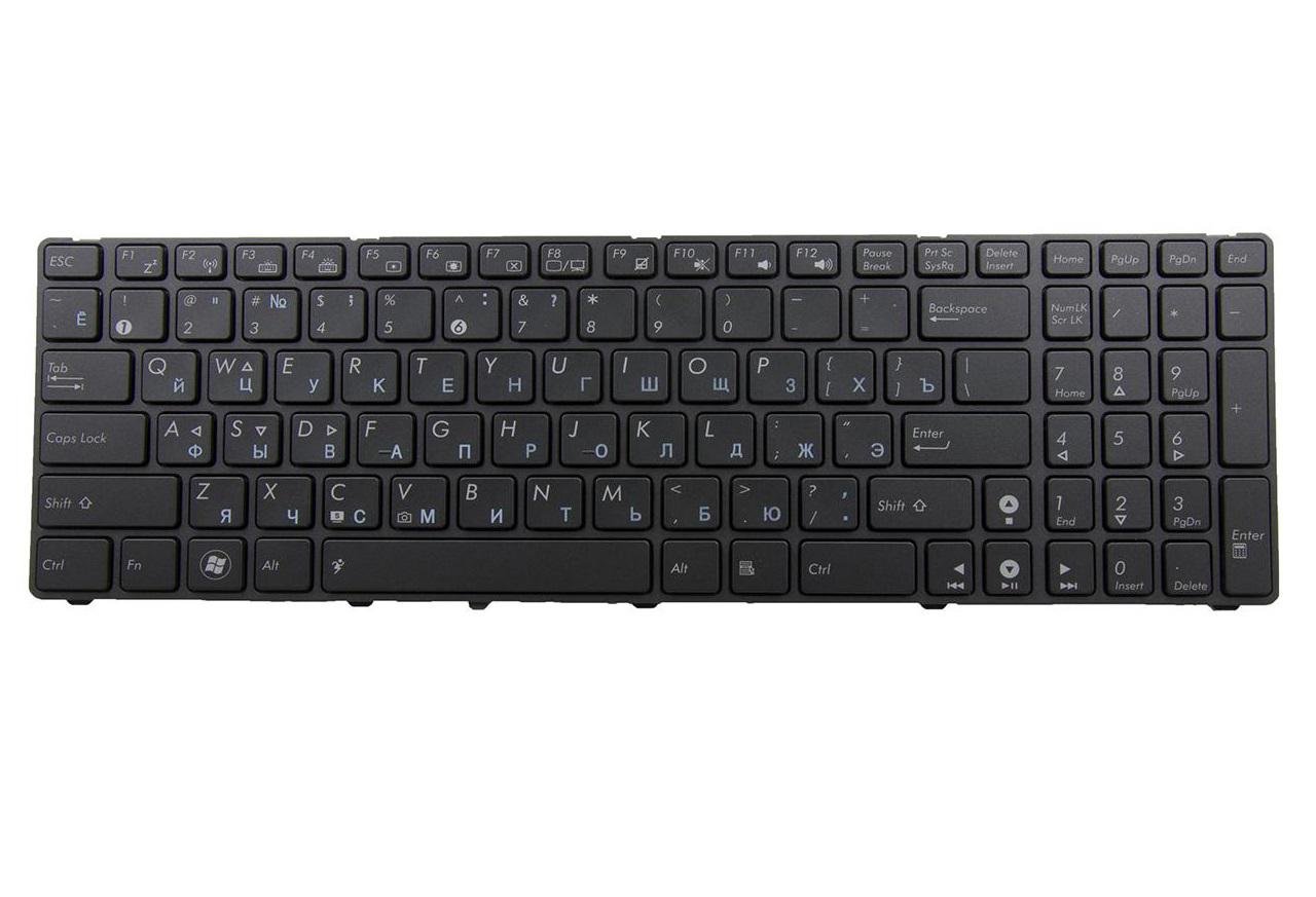 Клавиатура для ноутбука Asus F5 F5Z с подсветкой клавиш матовая (04GNV32KRU00)