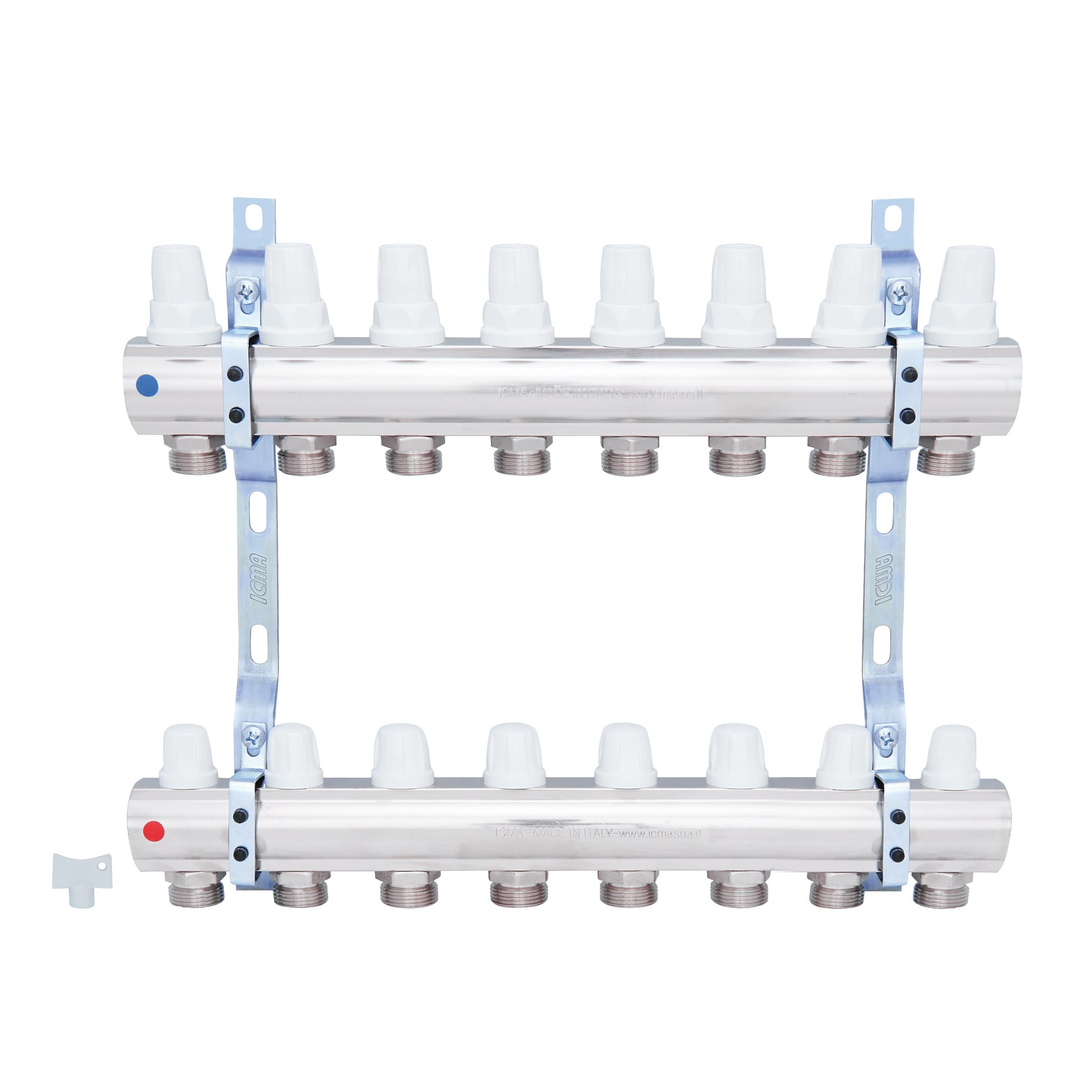 Колектор для системи опалення ICMA 1"/3/4" (78895) - фото 3