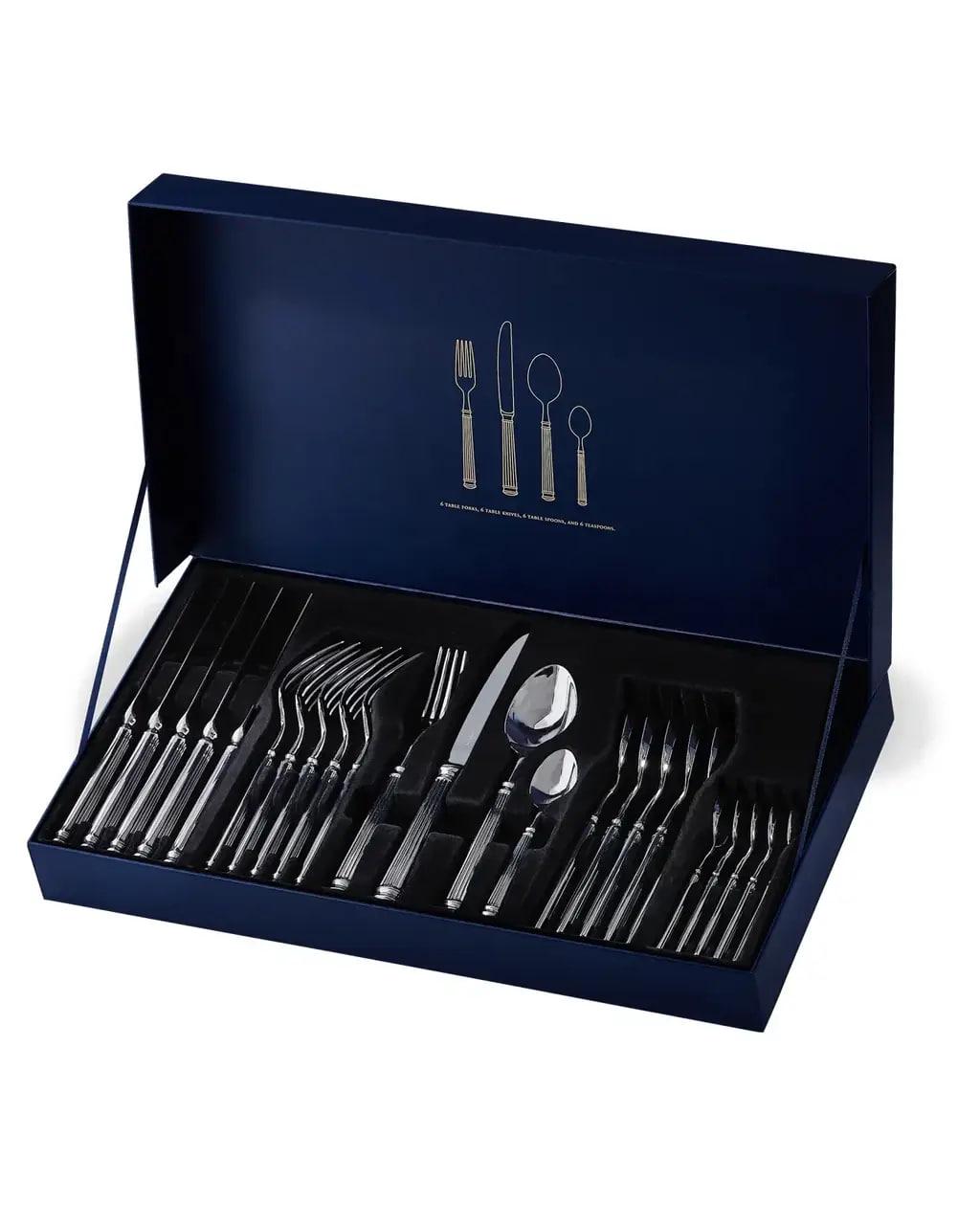 Набор столовых приборов Langham Newport из нержавеющей стали 24 пр. (29688056)