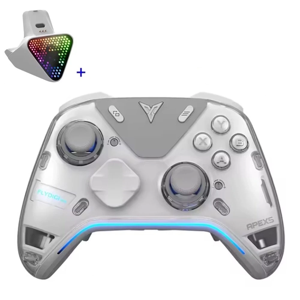 ᐉ Геймпад FLYDIGI APEX 5 и док станция PC/NS/Android Белый