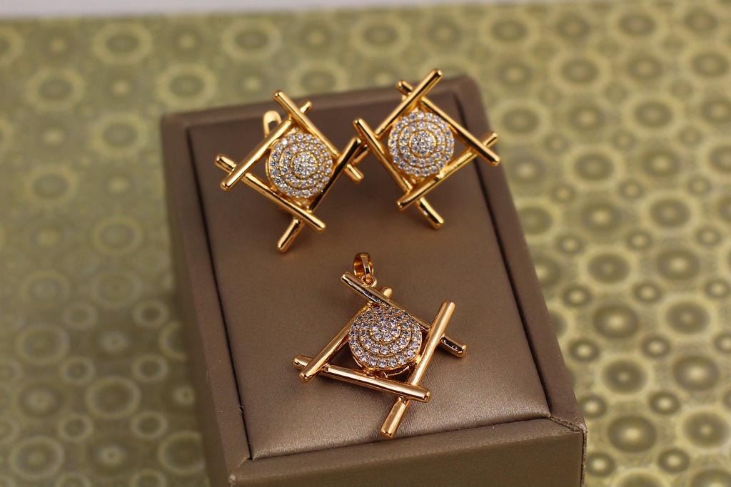 Набір Xuping Jewelry Синтез Золотистий (35447728) Набір Xuping Jewelry Синтез Золотистий (35447728)