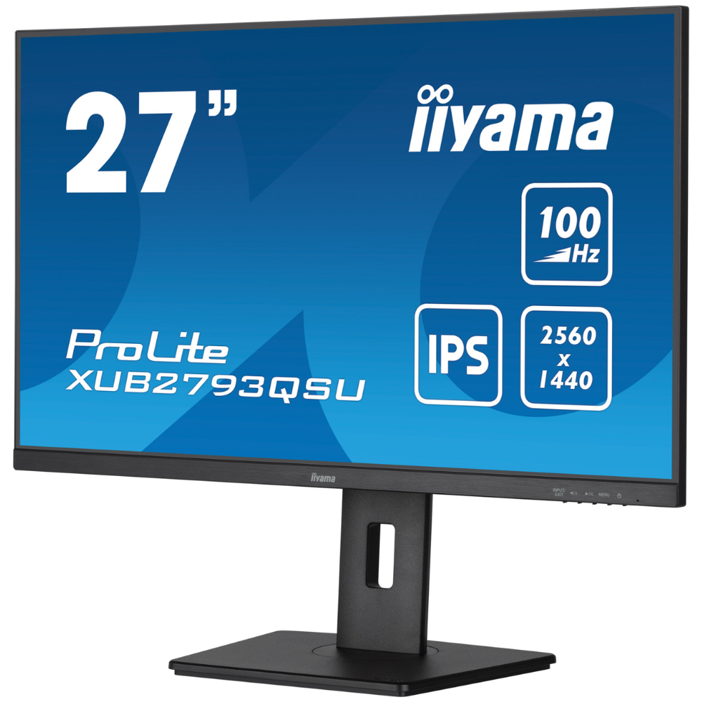 Монітор ігровий IPS Iiyama XUB2793QSU-B6 безрамковий/поворотний екран 27" Чорний (a203b17e) - фото 2