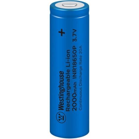 Аккумулятор Westinghouse Li-ion ICR18650 10С высокоточный литий-ионный 3,7V 2000 mAh