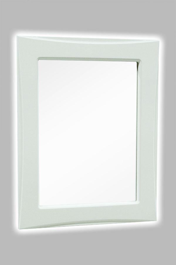 Зеркало Альпина 55 см с LED подсветкой Белый (1111419)