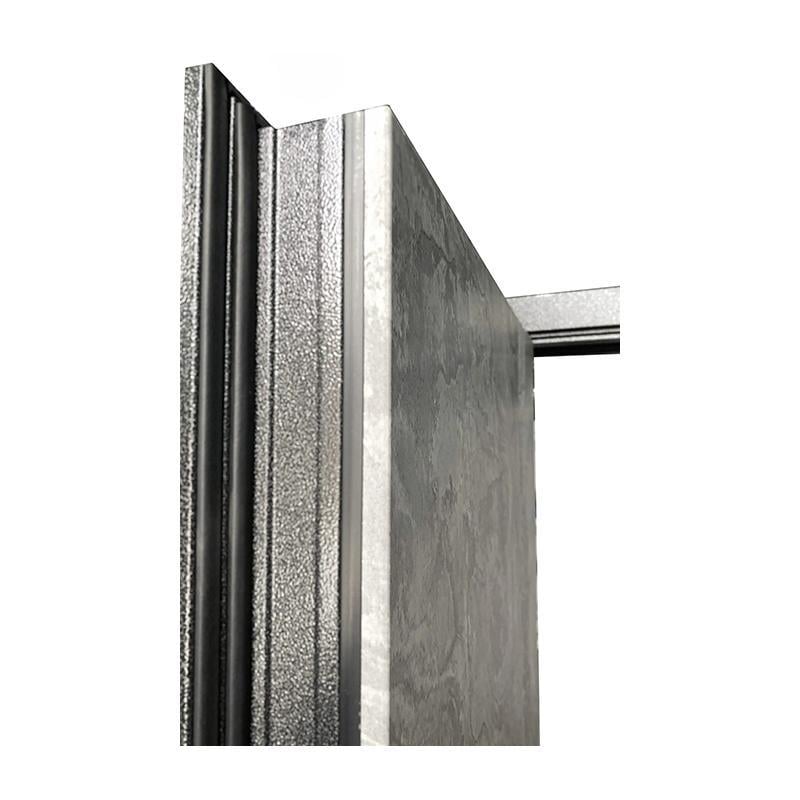 Дверь входная правая TD БЦ Термос с терморазрывом 2050х960 мм Серый антик/Светло-серый мрамор (30731335) - фото 9