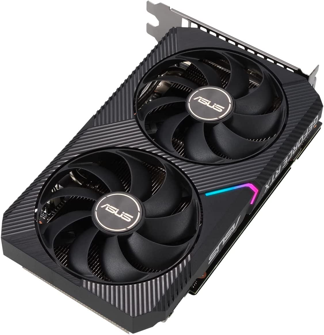 Відеокарта Asus GeForce RTX 3050 8 GB GDDR6 DUAL OC DUAL-RTX3050-O8G (90YV0HH0-M0NA00) - фото 4 Відеокарта Asus GeForce RTX 3050 8 GB GDDR6 DUAL OC DUAL-RTX3050-O8G (90YV0HH0-M0NA00) - фото 4