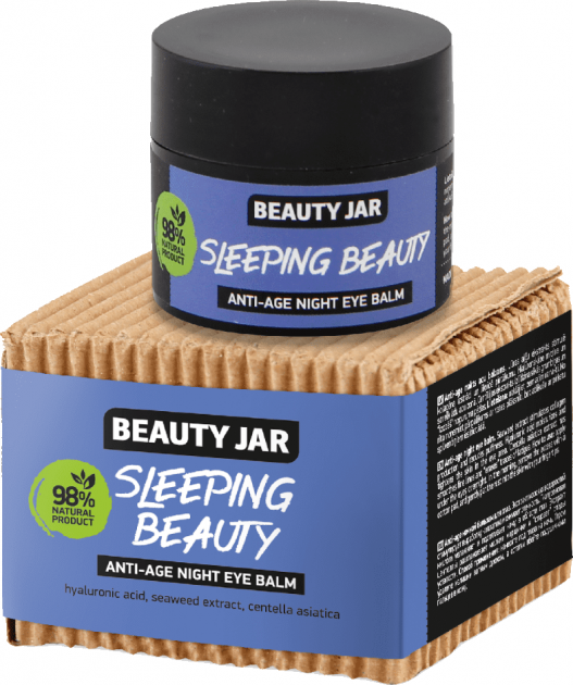 Нічний антивіковий бальзам навколо очей Beauty Jar Sleeping Beauty 15 мл (4751030831848)