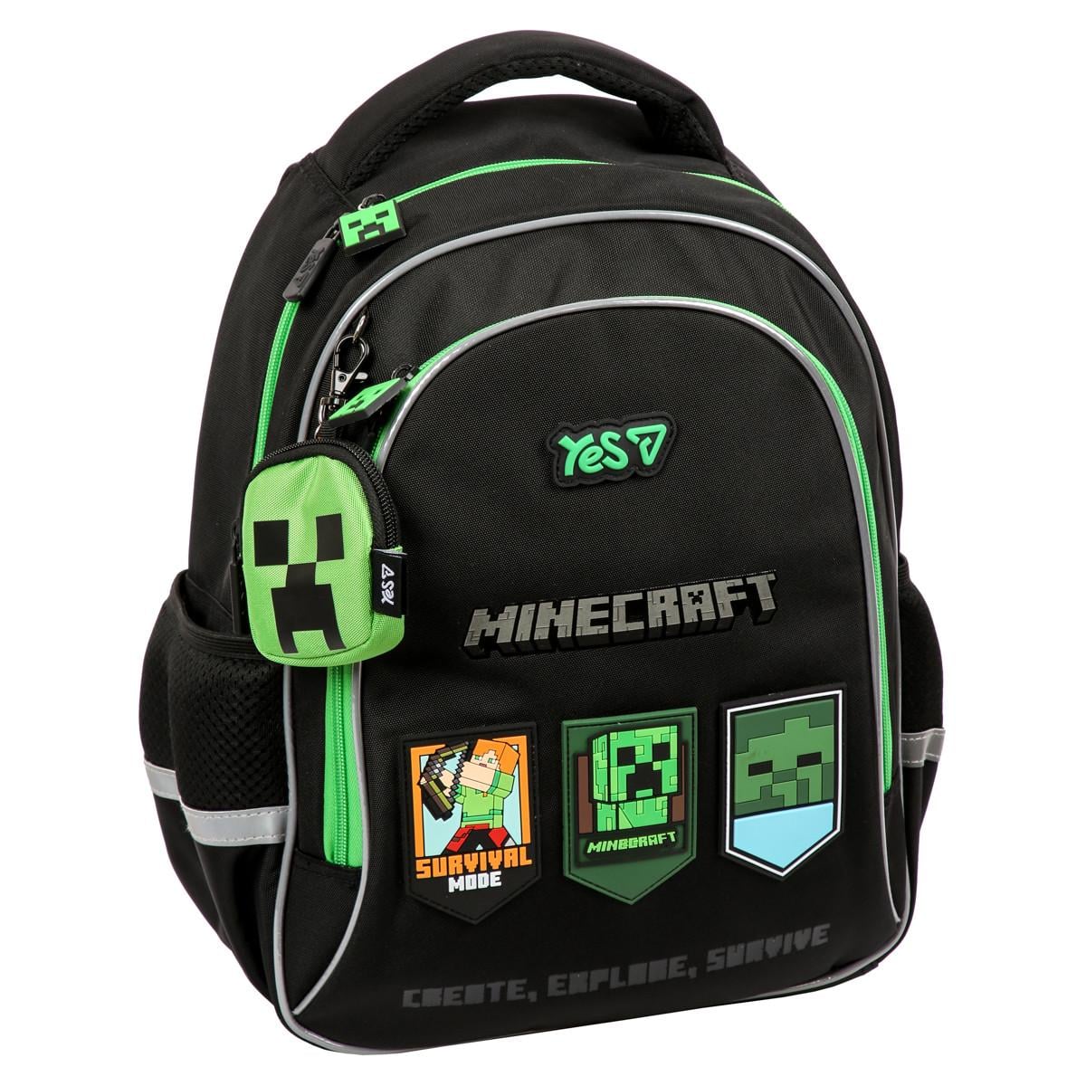 Школьный рюкзак YES Minecraft Mode S-115M для мальчика 38 см (550298)