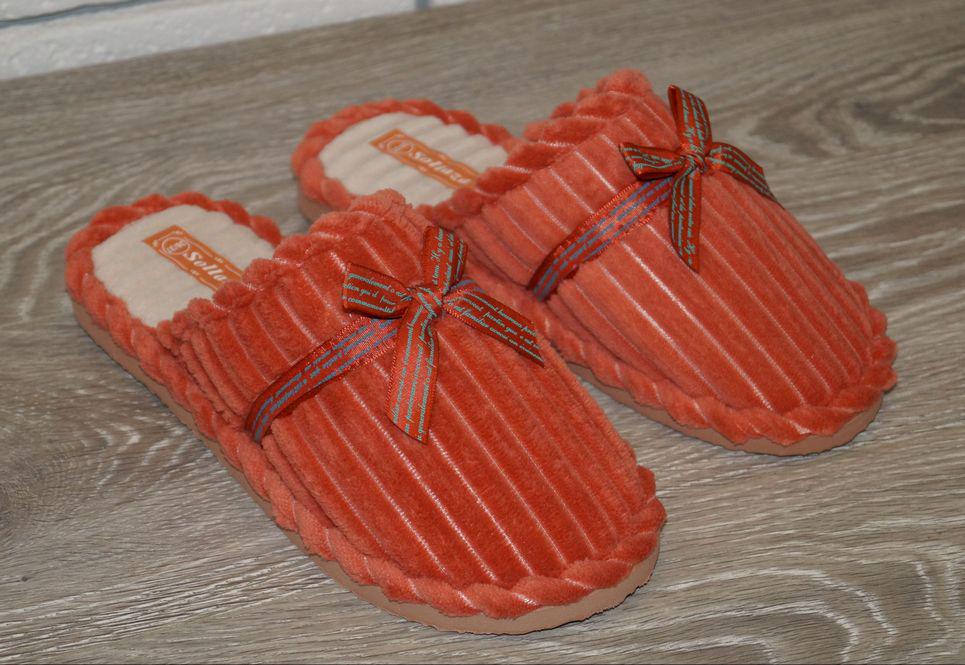 Тапочки женские домашние Sollaza р. 36/37 23,5 см Коралловый (31405-3637)