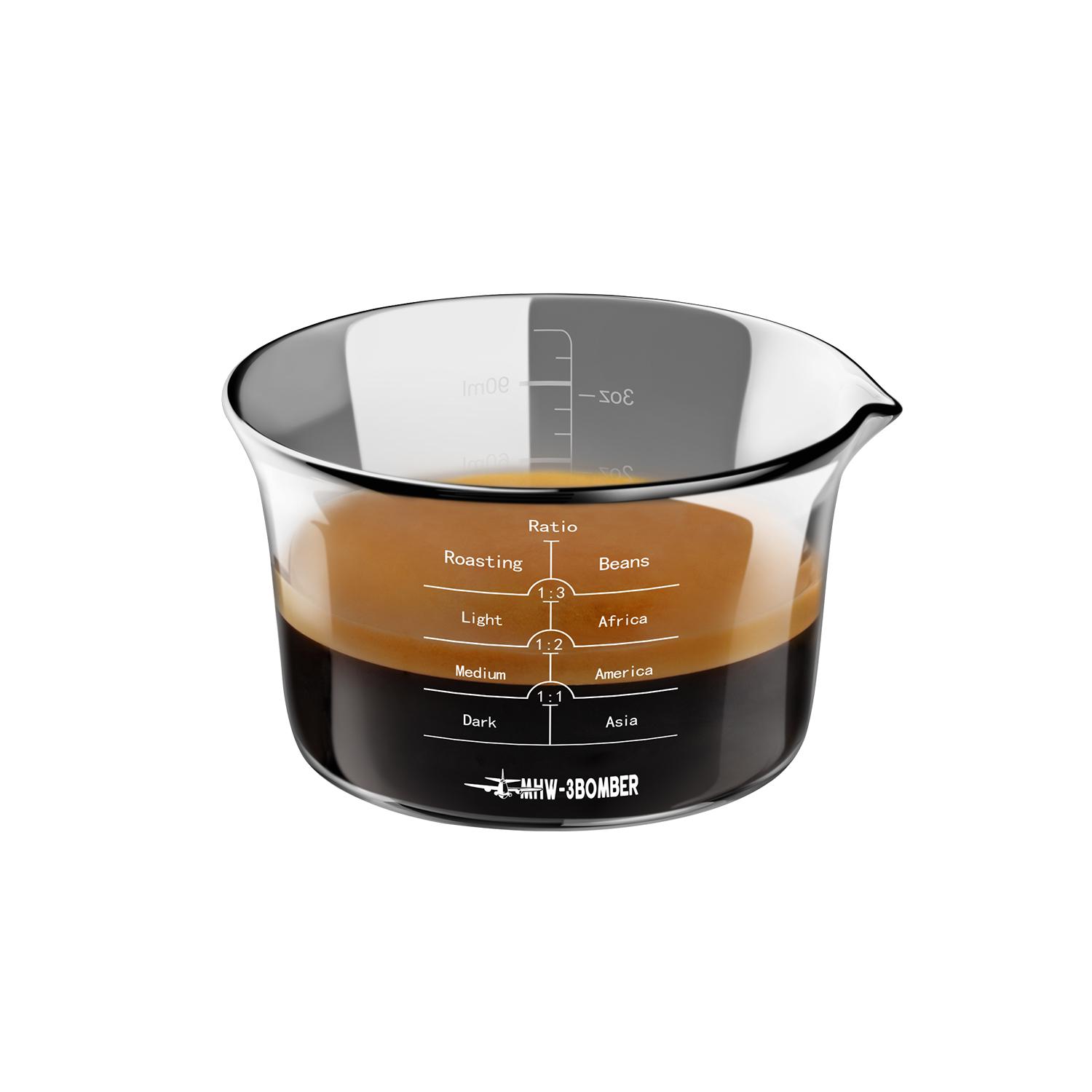 Мерная стеклянная емкость для эспрессо MHW-3BOMBER Glass Measuring Cup 120 мл Серый (G6585G-OS)
