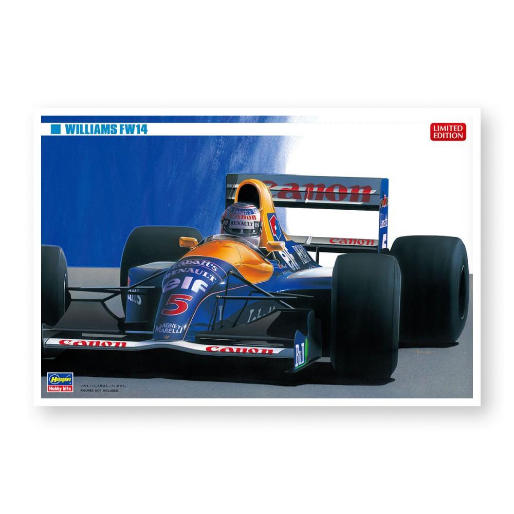 Збірна модель автомобіля - WILLIAMS FW14 - Hasegawa 20346
