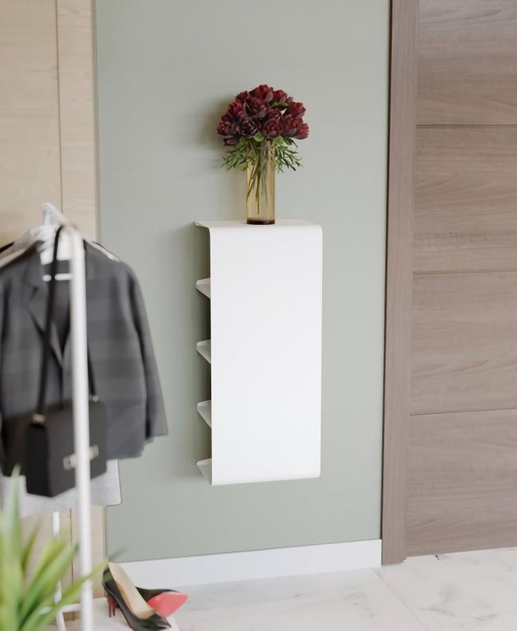 Полка под обувь навесная NC Home 4 полочки Белый (23374228) Полка под обувь навесная NC Home 4 полочки Белый (23374228)