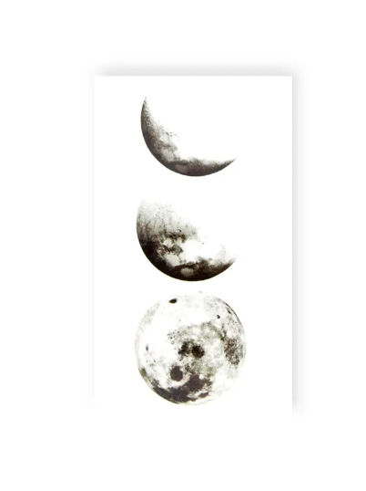 Временное тату Фазы Луны T-136 (KG-6120) Временное тату Фазы Луны T-136 (KG-6120)