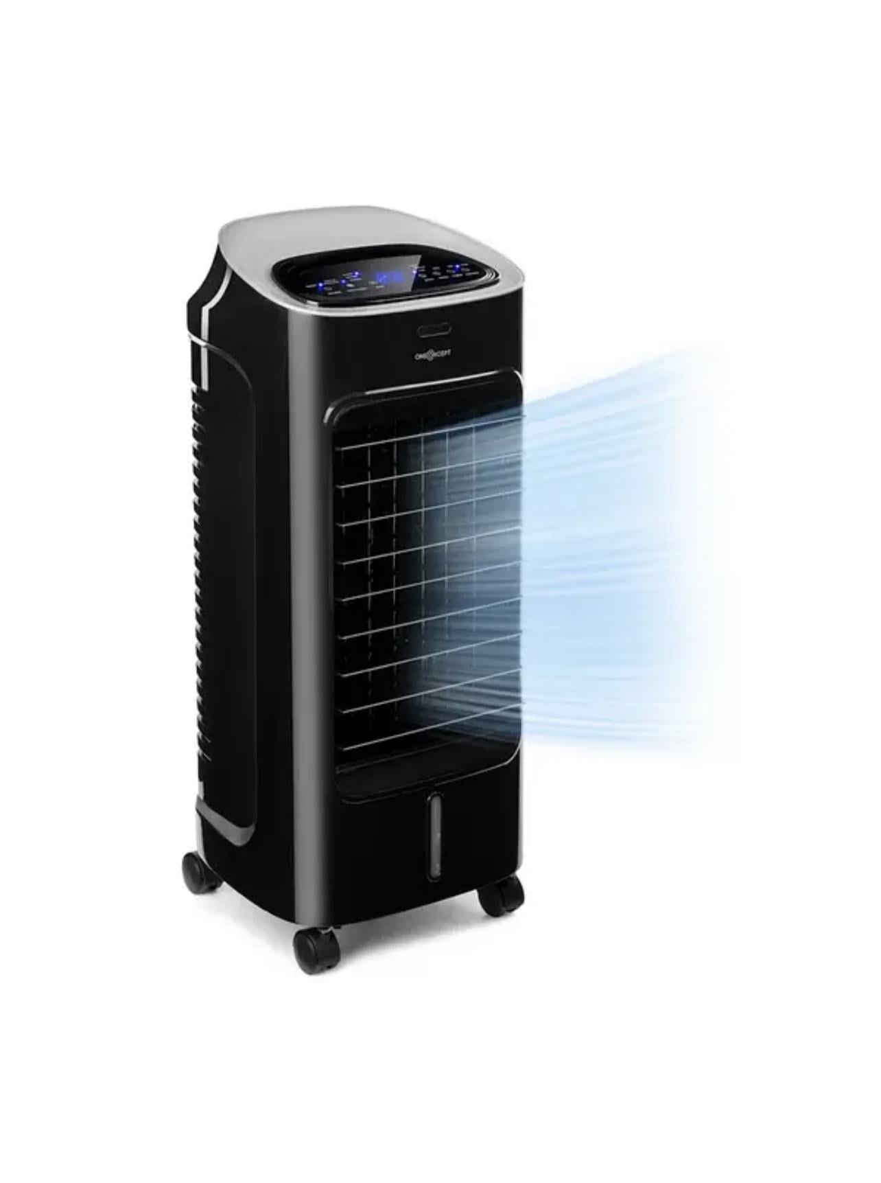 Охолоджувач-вентилятор OneConcept Coolster 4в1 3 швидкості коливання іонізатор пульт дистанційного керування мобільний 320 м3/год 60 Вт 4 л