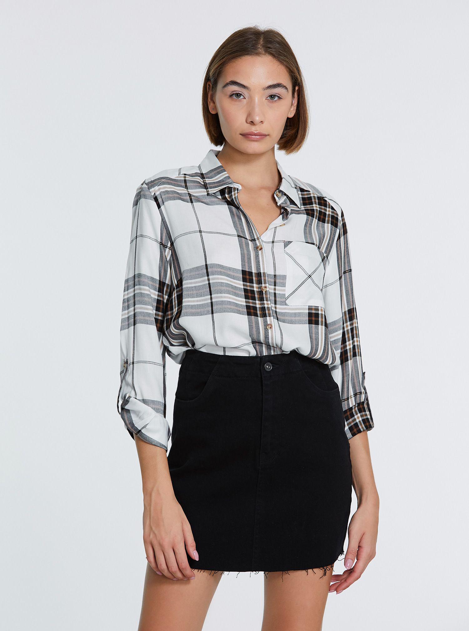 Рубашка женская Piazza Italia 43269 S Белый