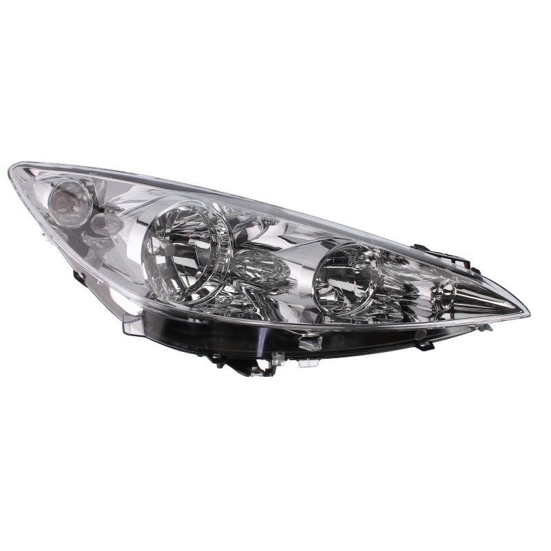Фара передняя левая Peugeot 308 2007-2013 H7/H1 (550-1144LMLD-EM)
