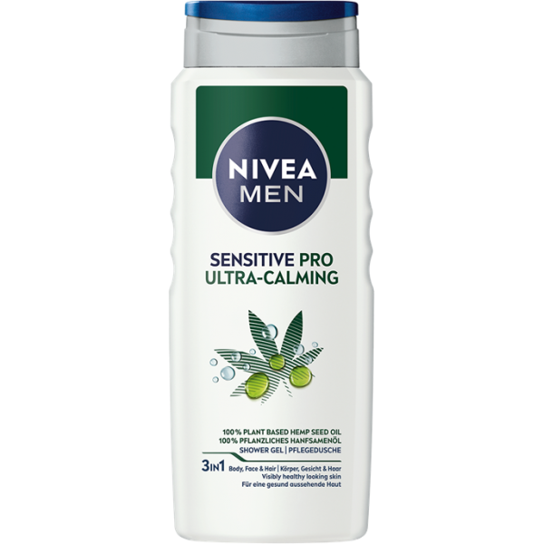 Гель для душу Nivea Men Sensitive Pro Ultra Calming 3in1 500 мл