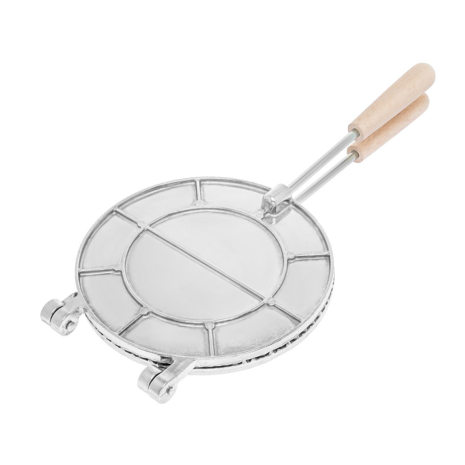 Форма для випічки вафельних коржів для тортових вафель на плиті Ø 18 см зі знімними ручками (28843773) - фото 4 Форма для випічки вафельних коржів для тортових вафель на плиті Ø 18 см зі знімними ручками (28843773) - фото 4