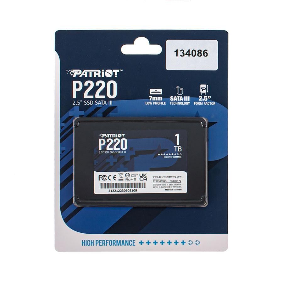 SSD-диск Patriot P220 2,5" 1 Tb (218142) - фото 1