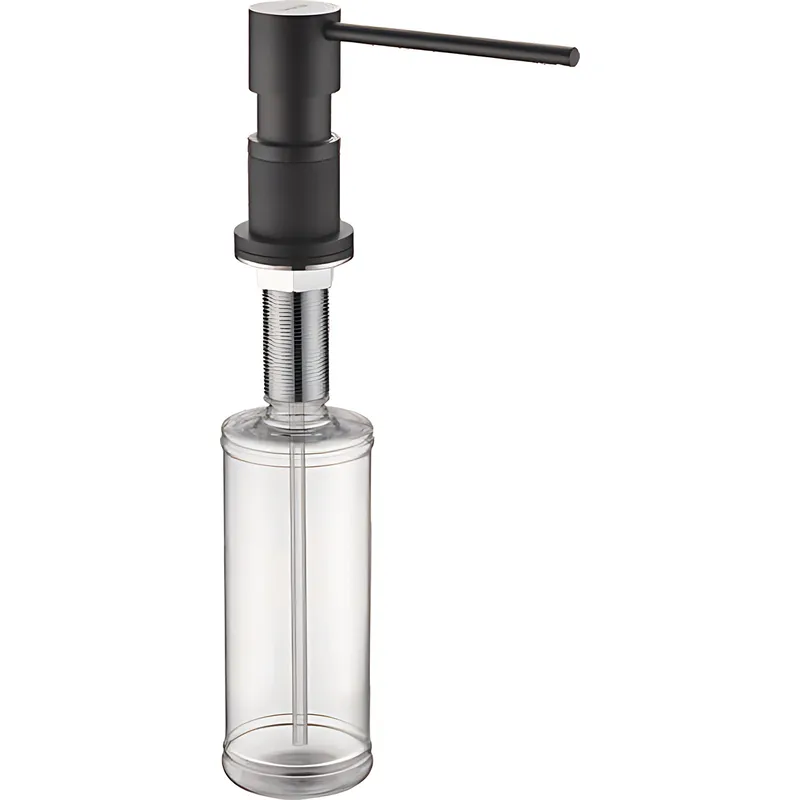 Дозатор для моющего средства врезной Koer SDB-01-05 300 мл Черный (KR5626)