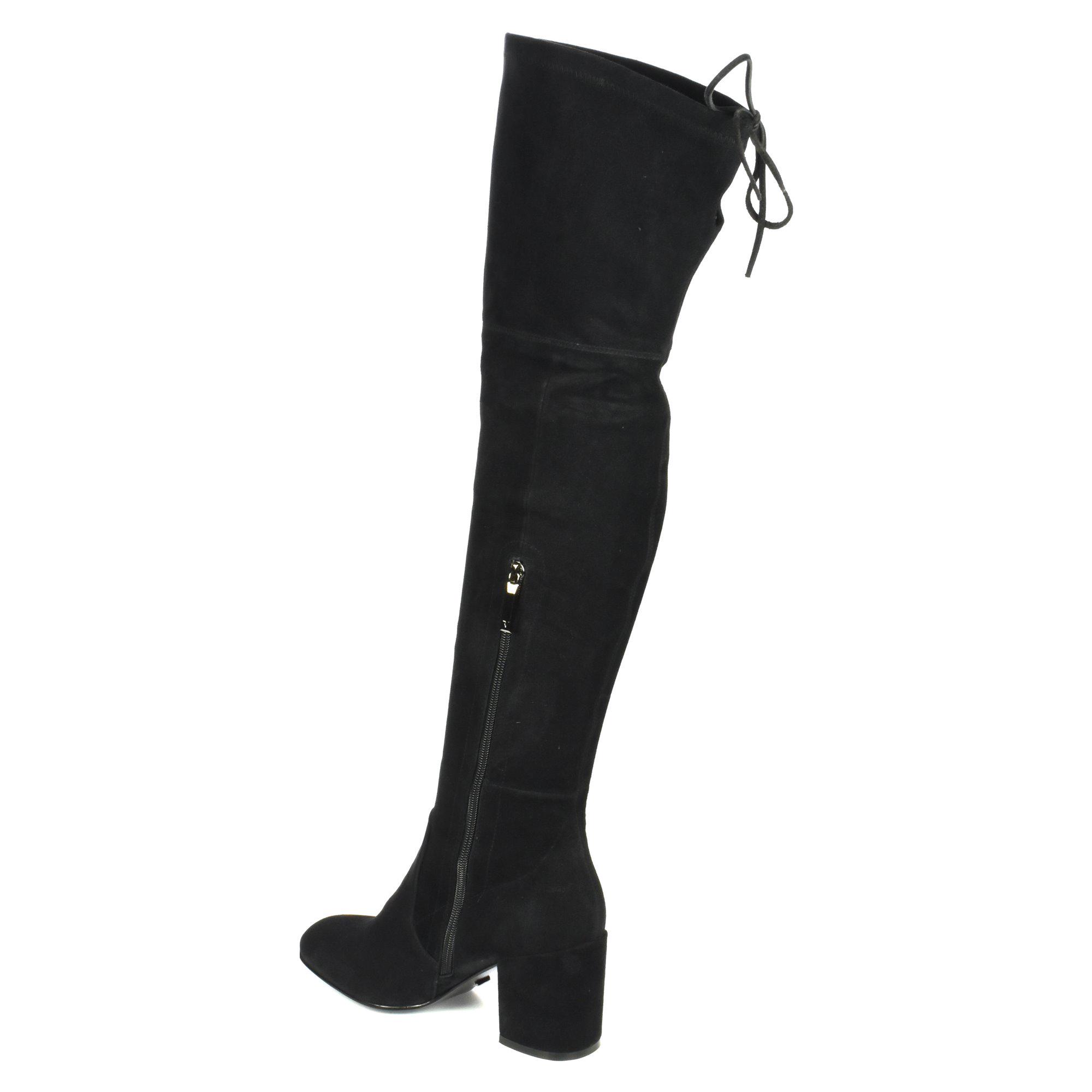 Ботфорти жіночі осінні Vitto Rossi р. 38 Чорний (05246-38) - фото 11