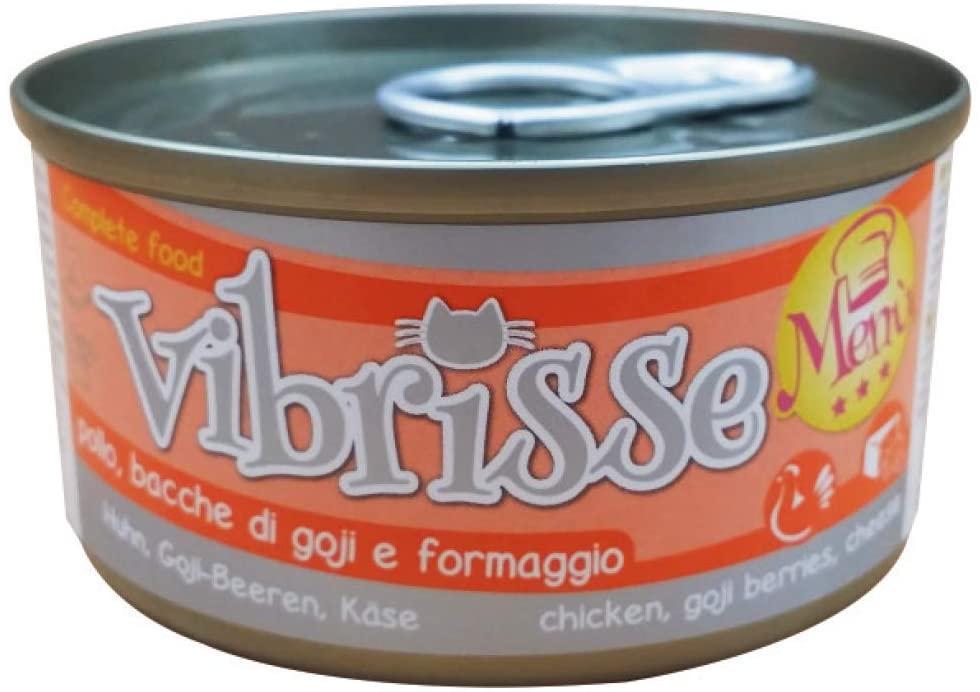Блок консервованого корму Croci Vibrisse Menu для котів з куркою та ягодами годжи в сирному соусі 24 шт. 70 г (1294491281) Блок консервованого корму Croci Vibrisse Menu для котів з куркою та ягодами годжи в сирному соусі 24 шт. 70 г (1294491281)