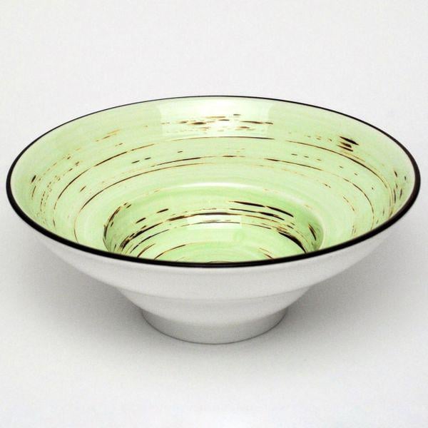 Тарелка для пасты Wilmax Spiral Pistachio 800 мл 20 см (WL-669122/A)