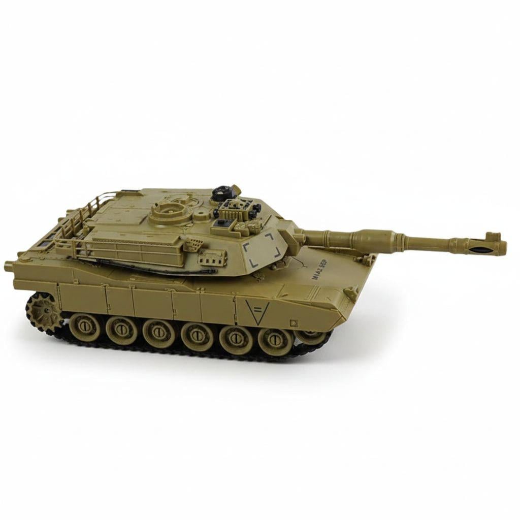 Танковое сражение на радиоуправлении 99821 2 танка/аккумуляторы 4,8 V/пульты 2,4 GHz/звуки/резиновые гусеницы Зеленый (31326788)