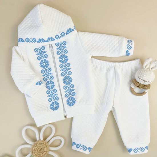 Костюм-вишиванка для хлопчика Family Tradition Хлопчик мізинчик капітоній Білий (50290)