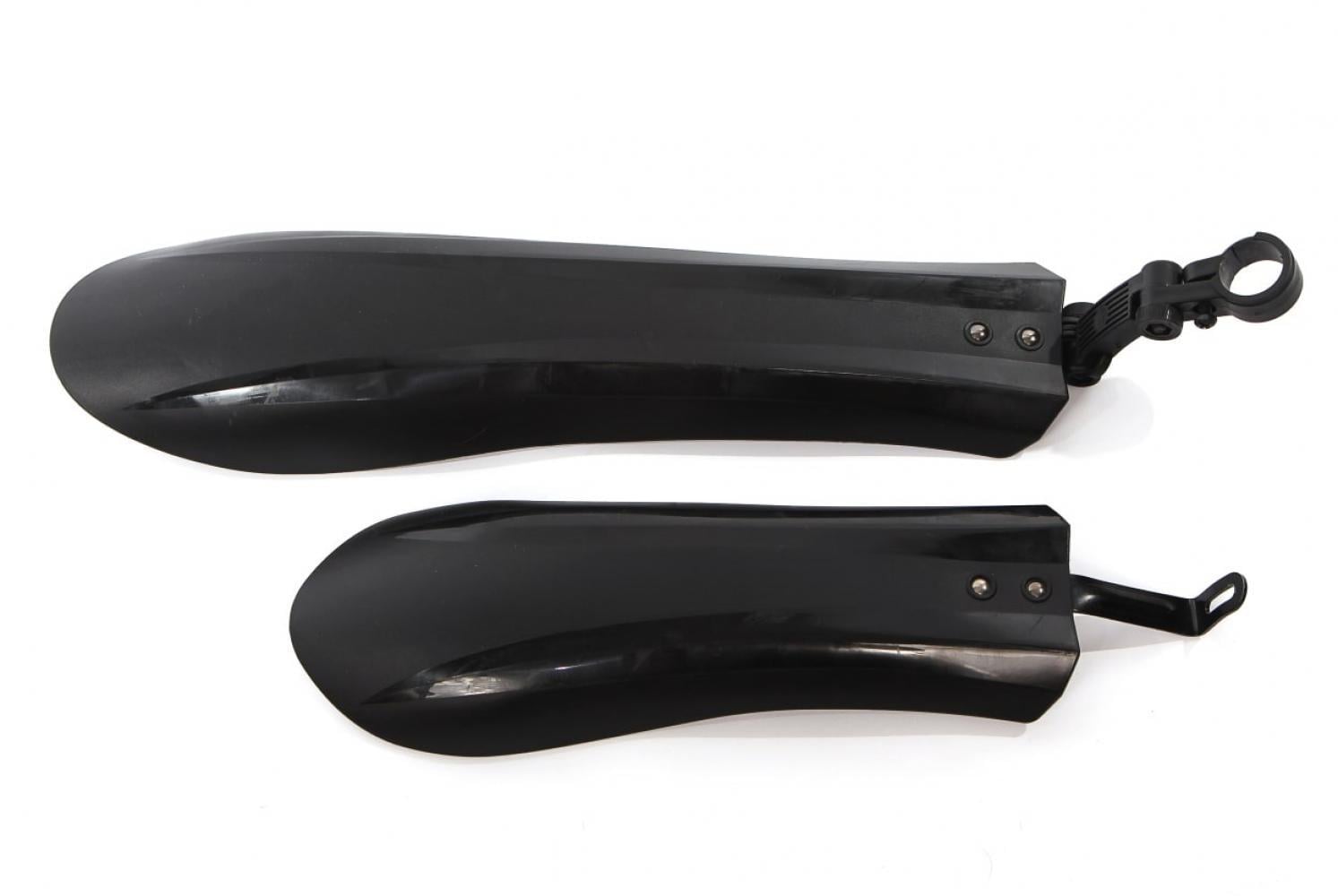 Набор велосипедных крыльев E-Motion для фэтбайка быстросъемные пластиковые 24-26 Черный (krf)