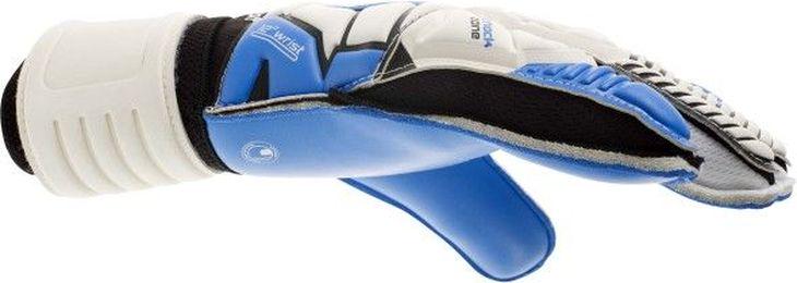 Рукавиці воротарські Uhlsport Eliminator Supersoft 1000168 01 р. 9 Біло-чорно-блакитний - фото 4