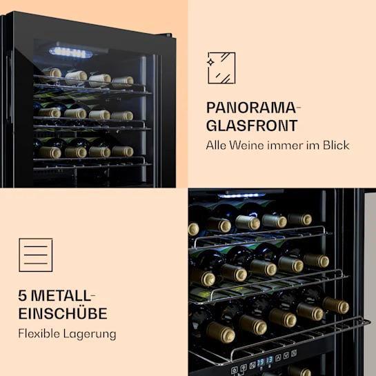 Холодильник для вина KLARSTEIN Shiraz 29 Duo 5-22°C 2 зони 29 пляшок 80 л (10035846) - фото 2 Холодильник для вина KLARSTEIN Shiraz 29 Duo 5-22°C 2 зони 29 пляшок 80 л (10035846) - фото 2
