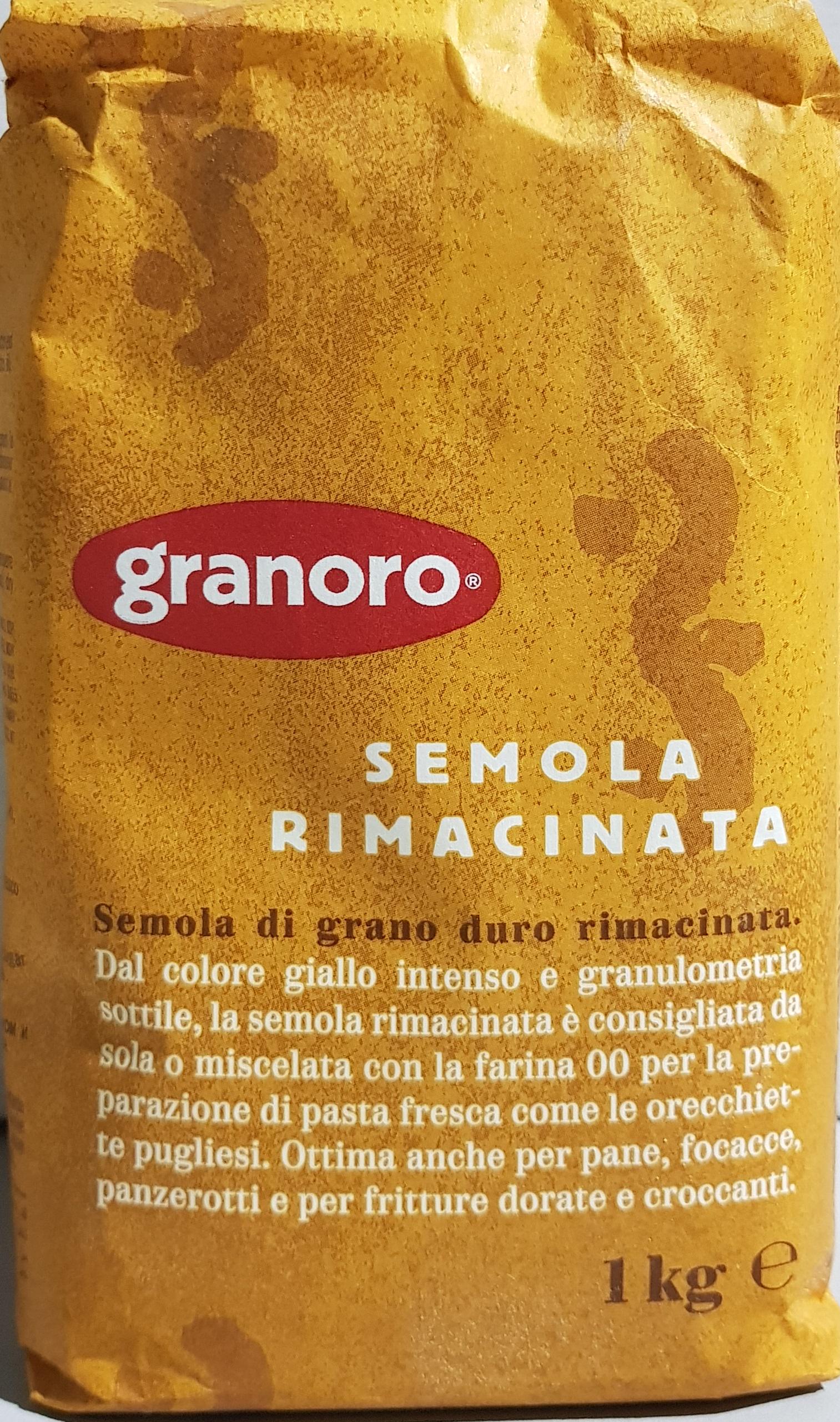 Борошно Semola di Grano Duro rimacinata з твердих сортів 1 кг (12988920)