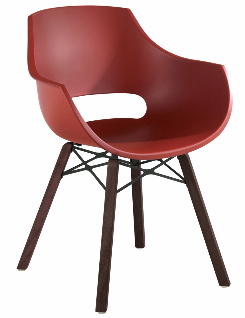Крісло Litolan Papatya Opal Wox Iroko Дерево Матово-червона цегла (DR001878) Крісло Litolan Papatya Opal Wox Iroko Дерево Матово-червона цегла (DR001878)