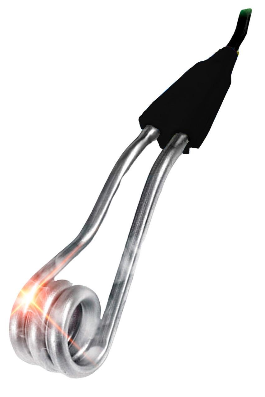 Кип'ятильник електричний занурювальний BRS алюмінієвий побутовий 500 Вт Black (544047975)