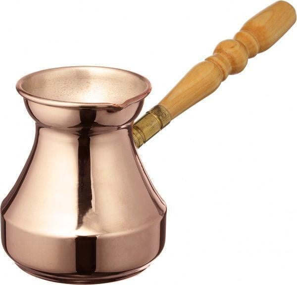 Турка медная цельнокатана со съемной ручкой 300 мл.