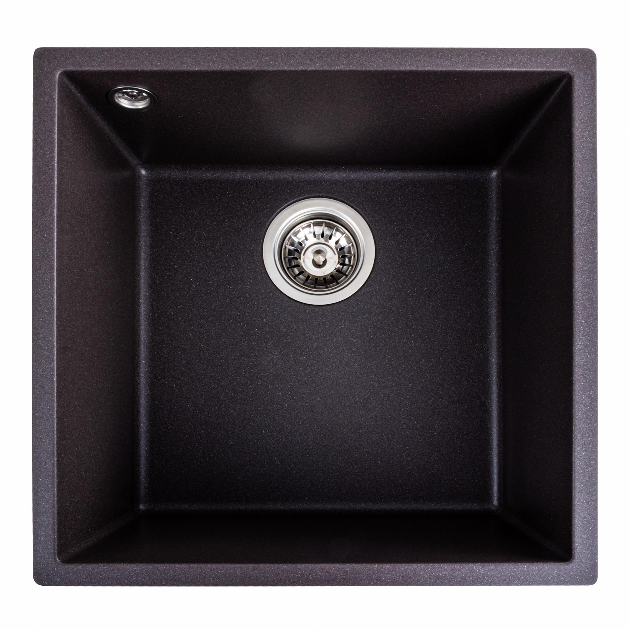 Мойка кухонная Platinum PLS-A40836 гранитная квадратная 440x440 мм Коричневый (25968088) Мойка кухонная Platinum PLS-A40836 гранитная квадратная 440x440 мм Коричневый (25968088)