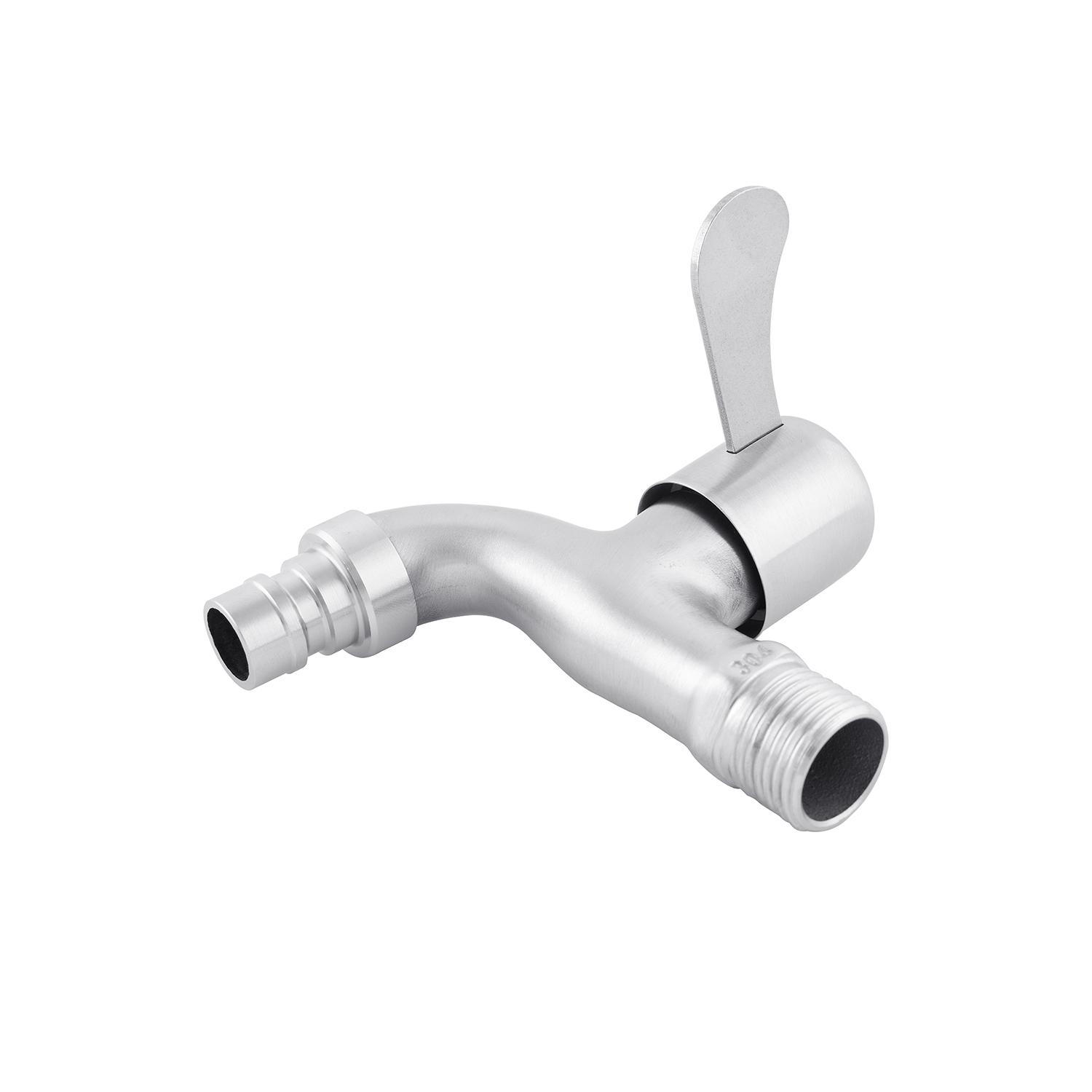 Кран садовий Kroner Edelstahl Klassisch CV022964 з вентилем Нікель (147653) - фото 2 Кран садовий Kroner Edelstahl Klassisch CV022964 з вентилем Нікель (147653) - фото 2