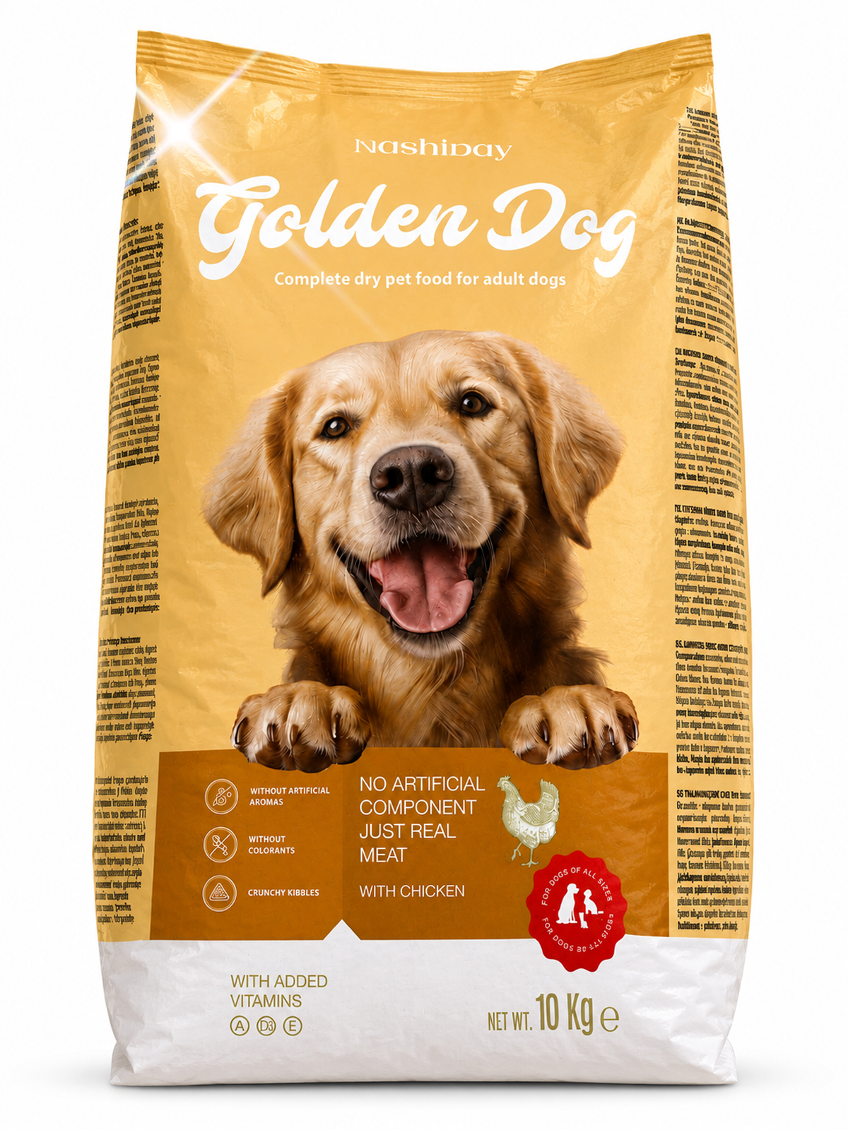Корм для собак сухой Golden Dog для всех пород птица 10 кг (338582884) Корм для собак сухой Golden Dog для всех пород птица 10 кг (338582884)