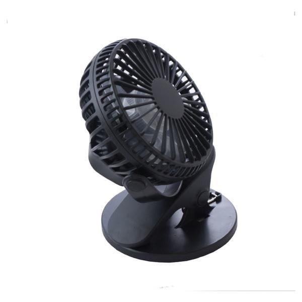 Вентилятор настільний портативний Portable Mini Fan Чорний - фото 3