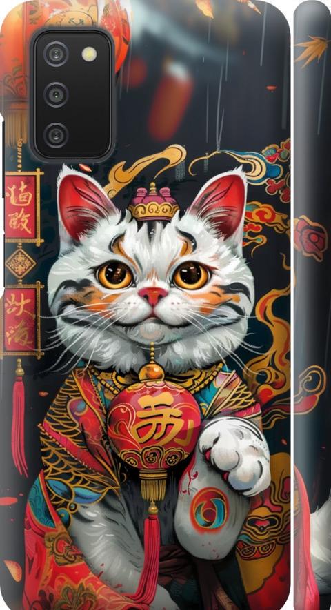 Чехол на Samsung Galaxy A03s A037F China Cat v2 (6135m-2381-42517)