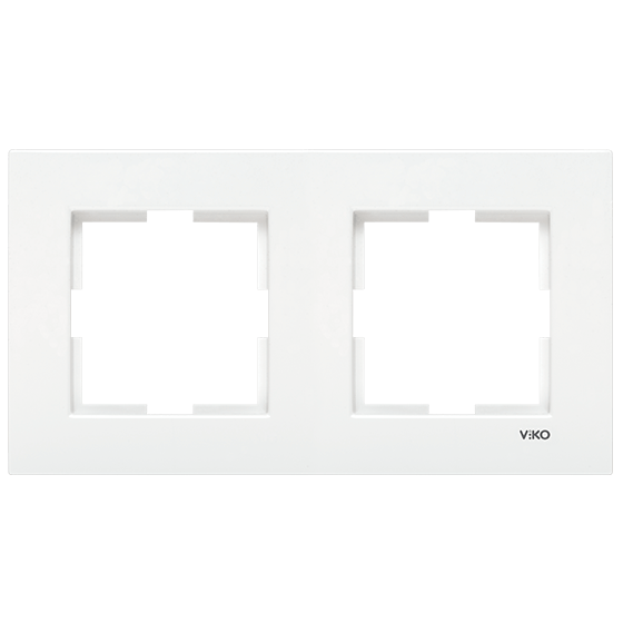 Рамка для розетки Viko Karre 2-на Белый (90960201)