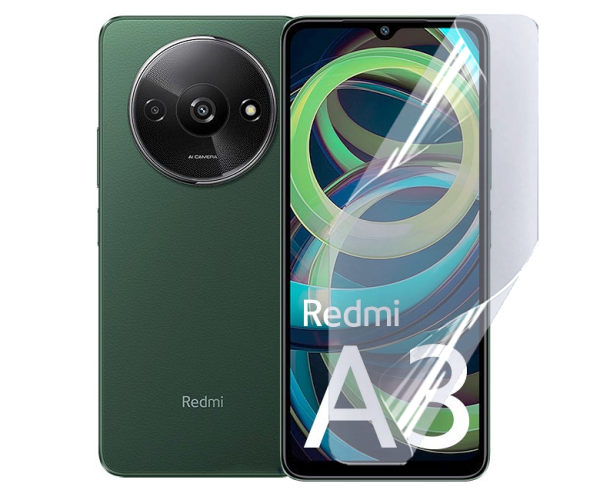 Противоударная гидрогелевая пленка Hydrogel Film для Xiaomi Redmi A3, Transparent