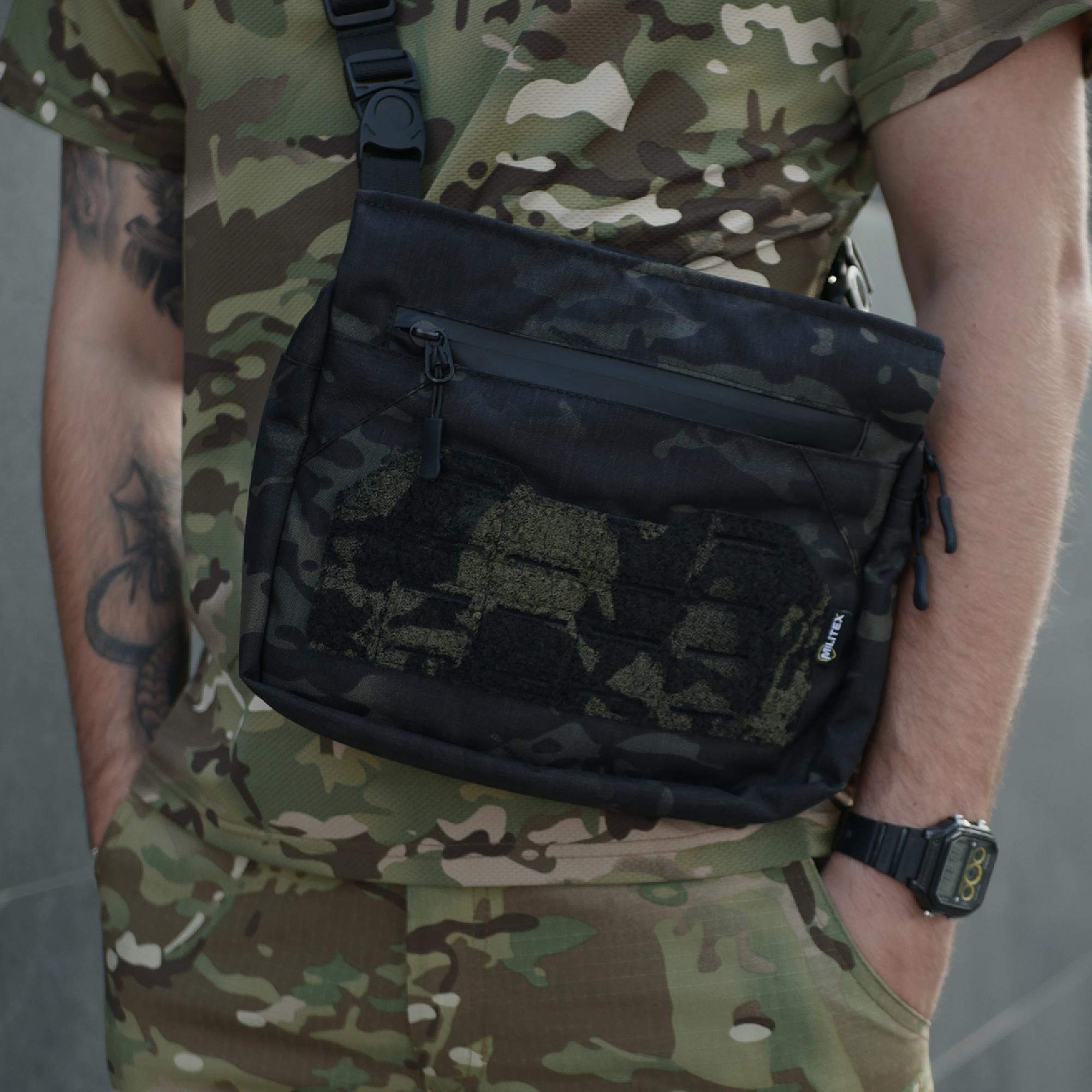 Сумка через плече Militex з покриттям IRR Мультикам - фото 22 Сумка через плече Militex з покриттям IRR Мультикам - фото 22