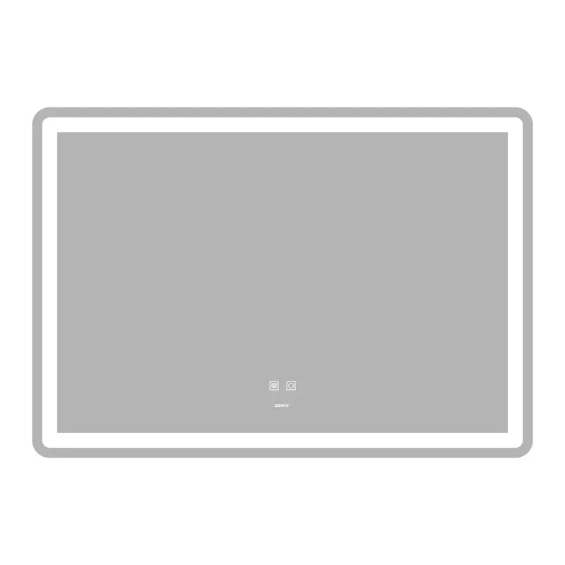 Зеркало Zerix Mirra MR05-100x70 с LED Touch Anti-fog димером регулятором яркости (ZX6060)