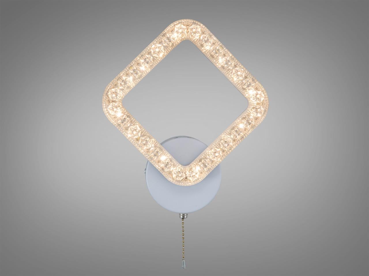 Бра LED Diasha MX4771/1WH з регульованою температурою світла 17 Вт Білий (2931084402)