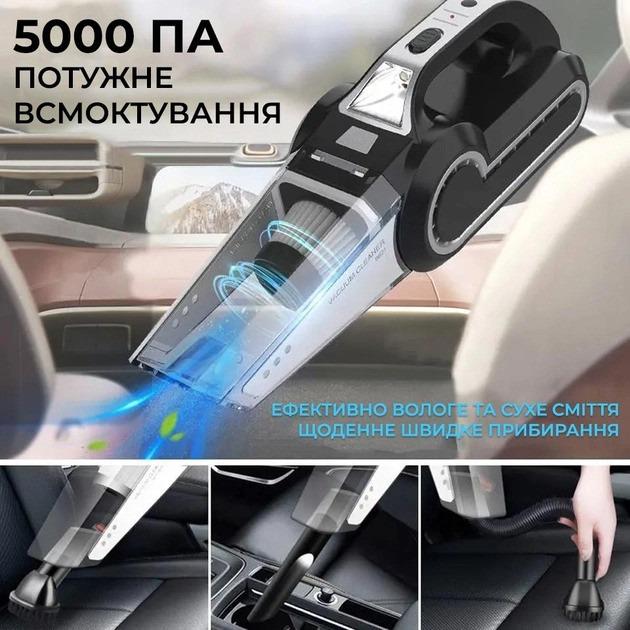 Автопылесос-копрессор 4в1 сухая и влажная уборка (VACUUM CLEANER LY-8801) - фото 6