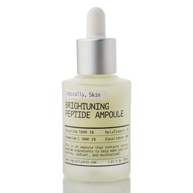 Сыворотка пептидная против пигментных пятен и неровного тона Logically Skin Brightuning Peptide Ampoule 30 мл