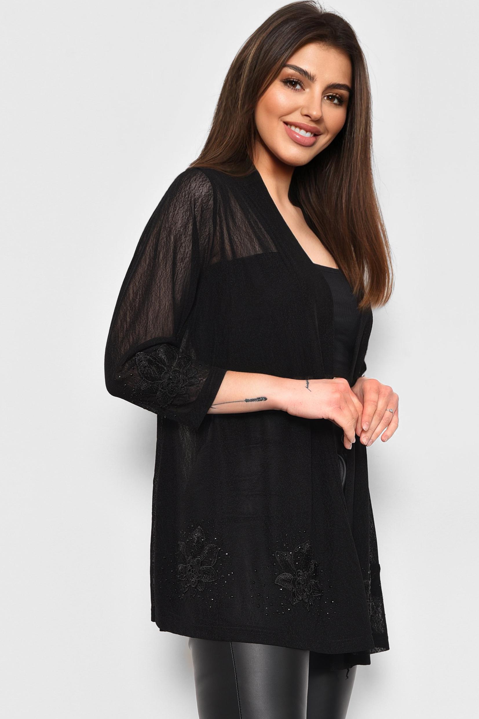 Кардиган женский XL Черный (173797) - фото 2